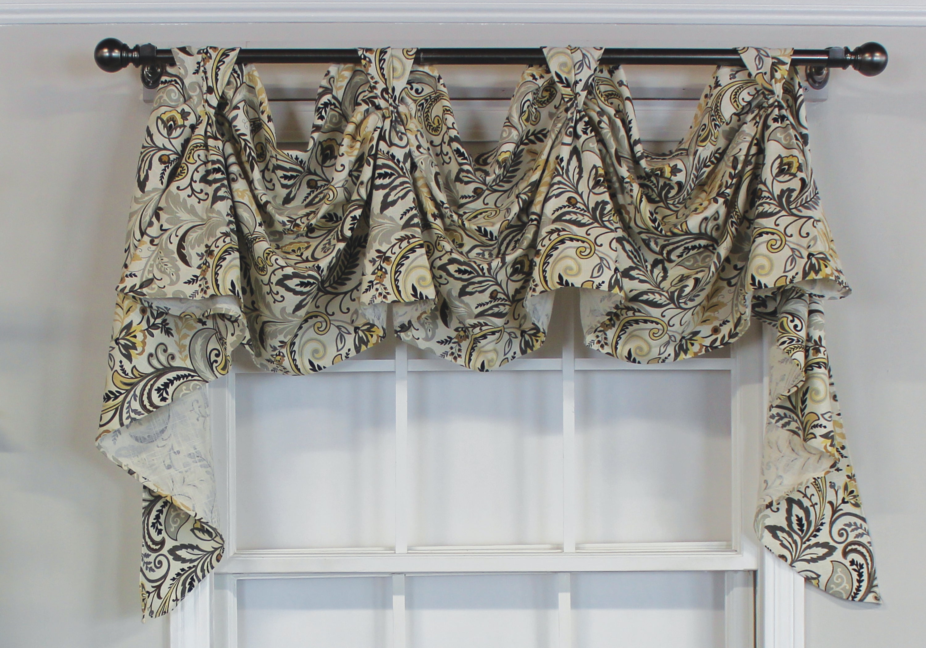 Pashmina Victory Swag Valance