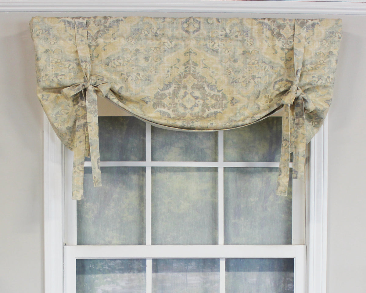 Watercolor Tie-Up Valance