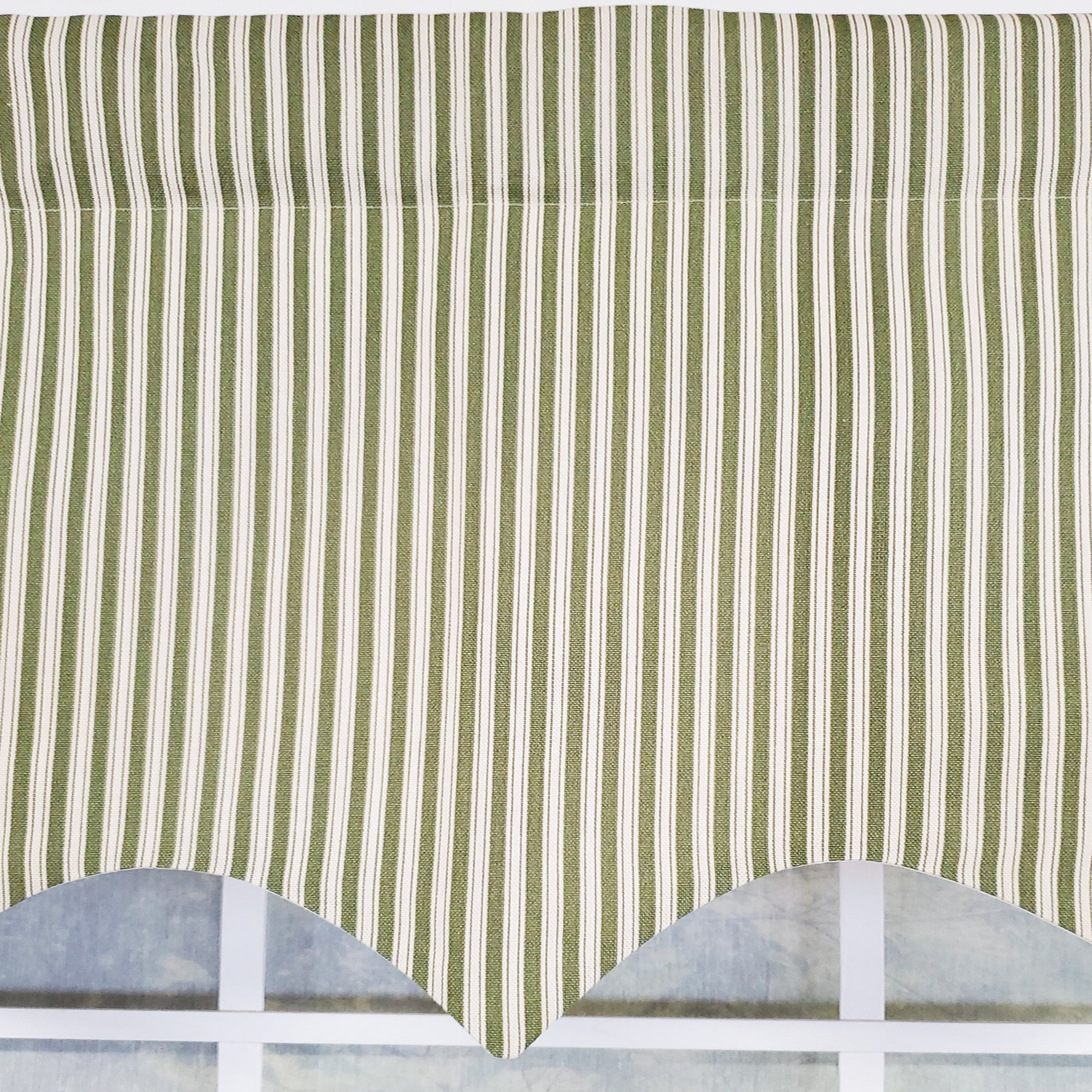 Ticking Stripe Regal Valance