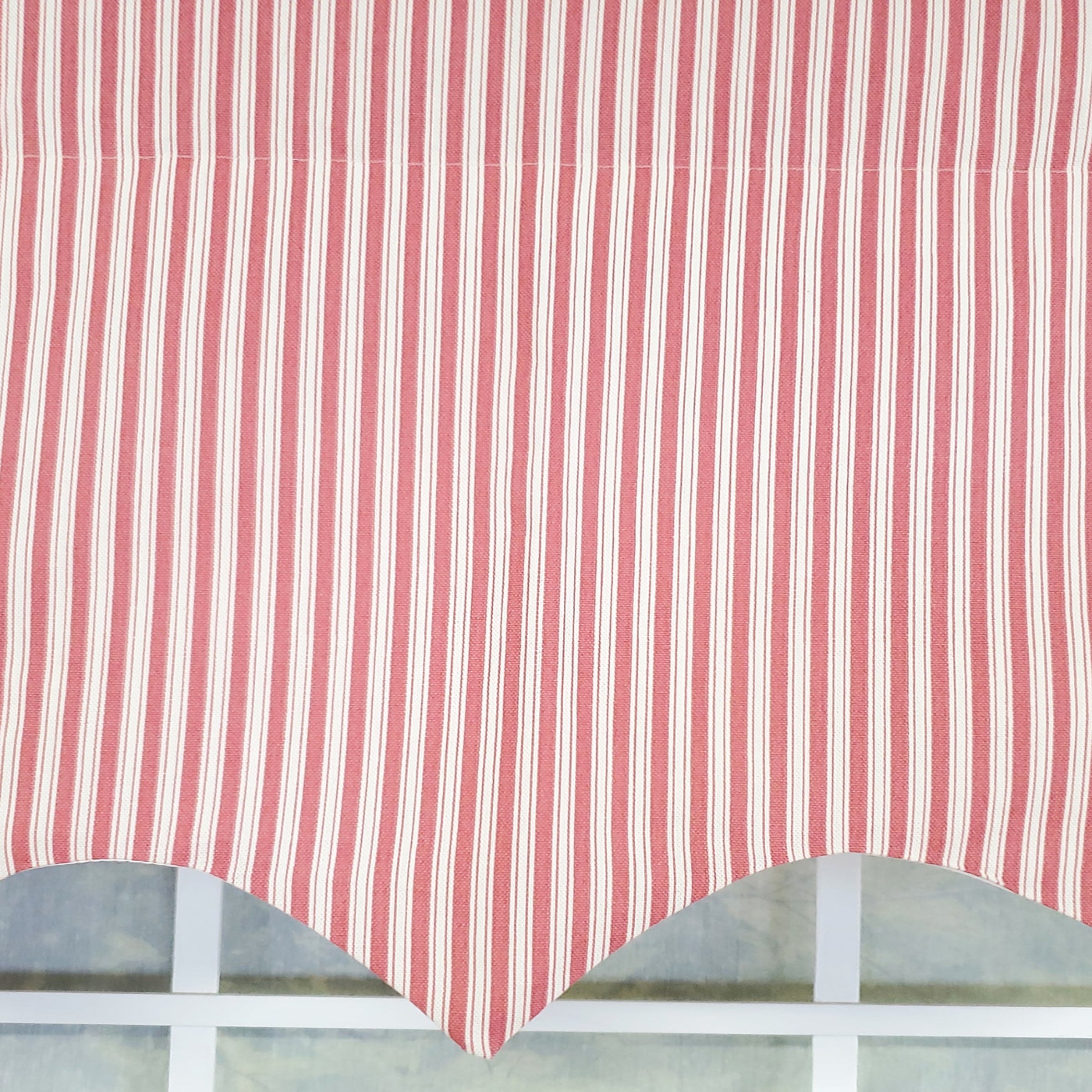 Ticking Stripe Regal Valance
