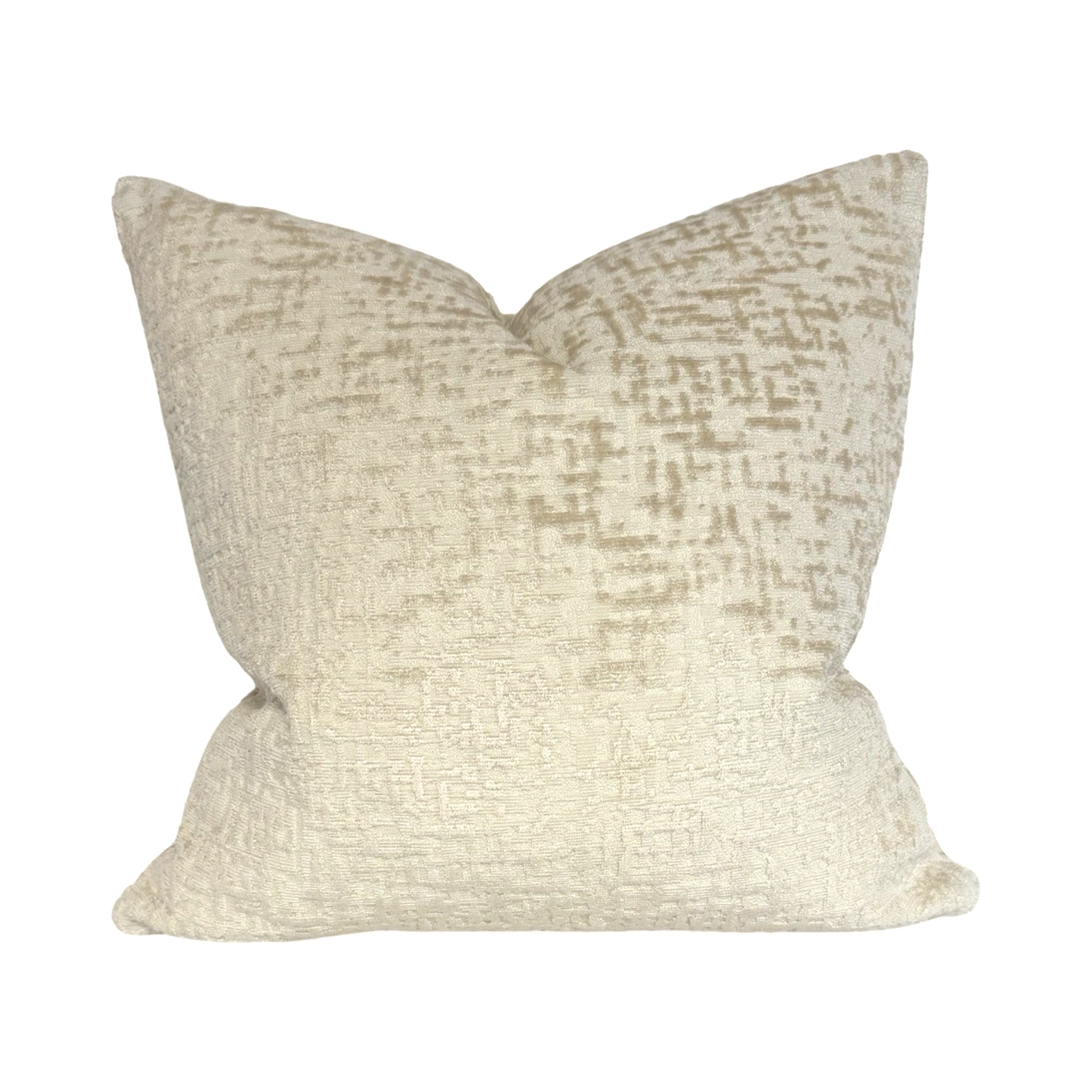 Broken Cross Hatch Velvet Pillow Cover