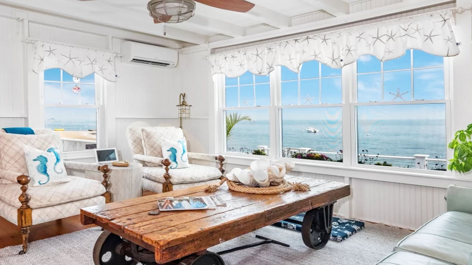 Cornice Valance Curtains in White