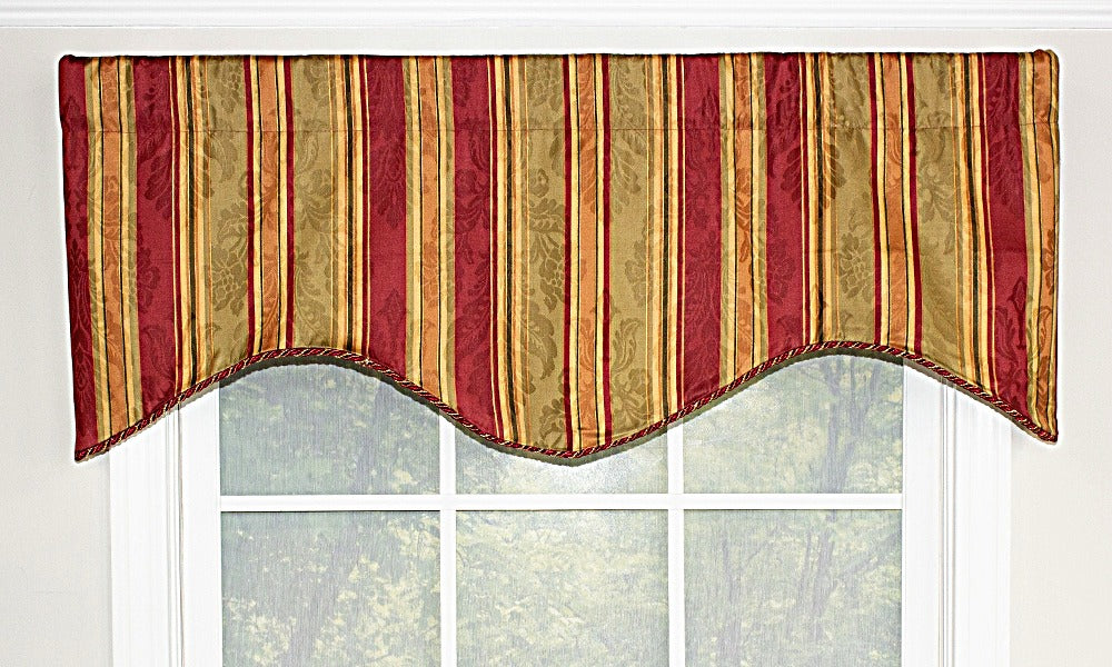 Noblesse Stripe Cornice Valance