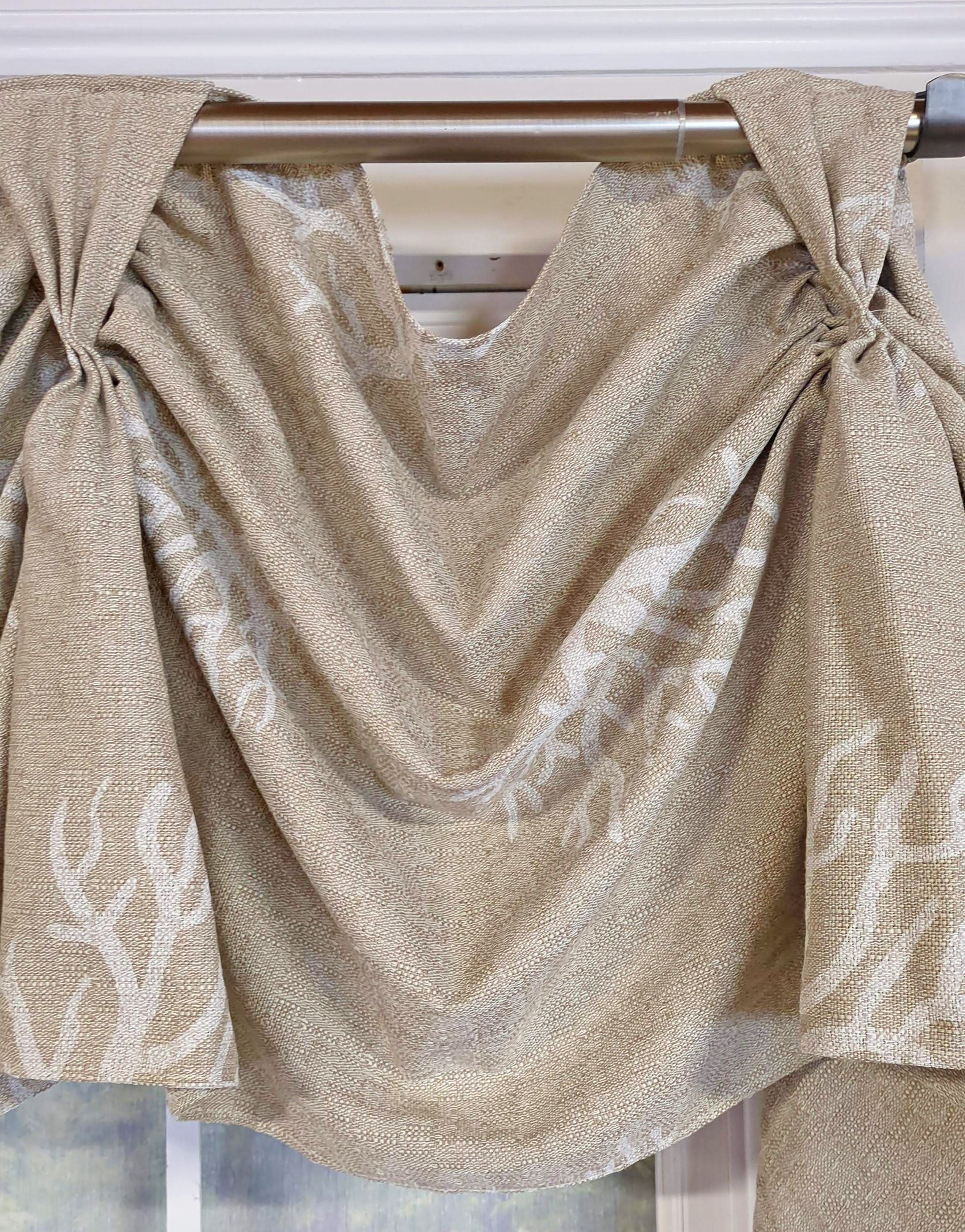 Quiet Coral Victory Swag Valance