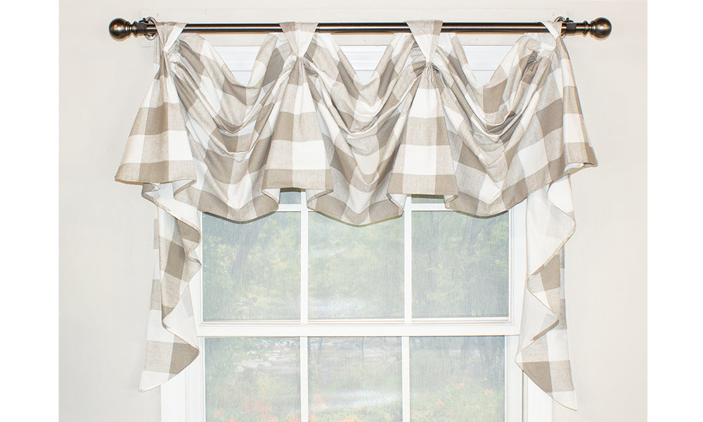 Buffalo Check Grande Victory Swag Valance