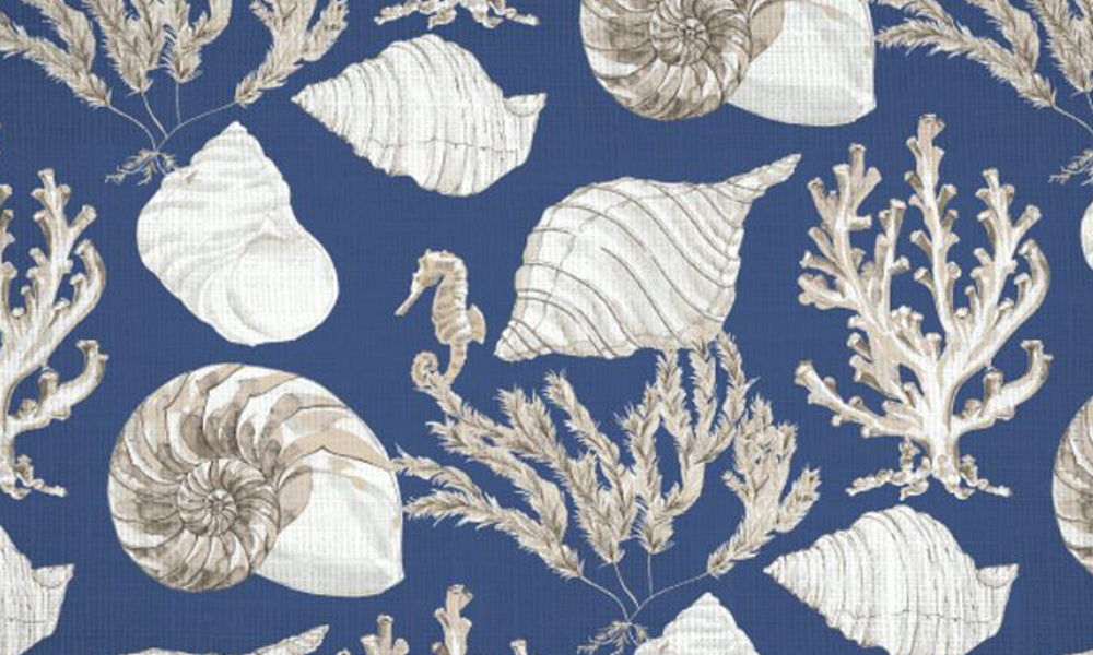 Deep Sea Toile Panels