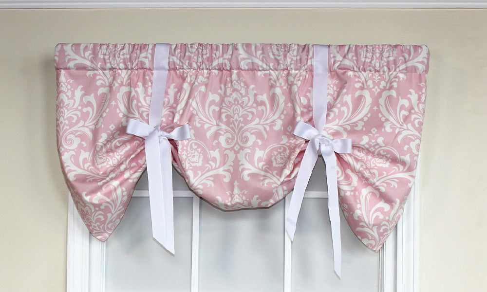 Royal Damask Tie-Up Valance