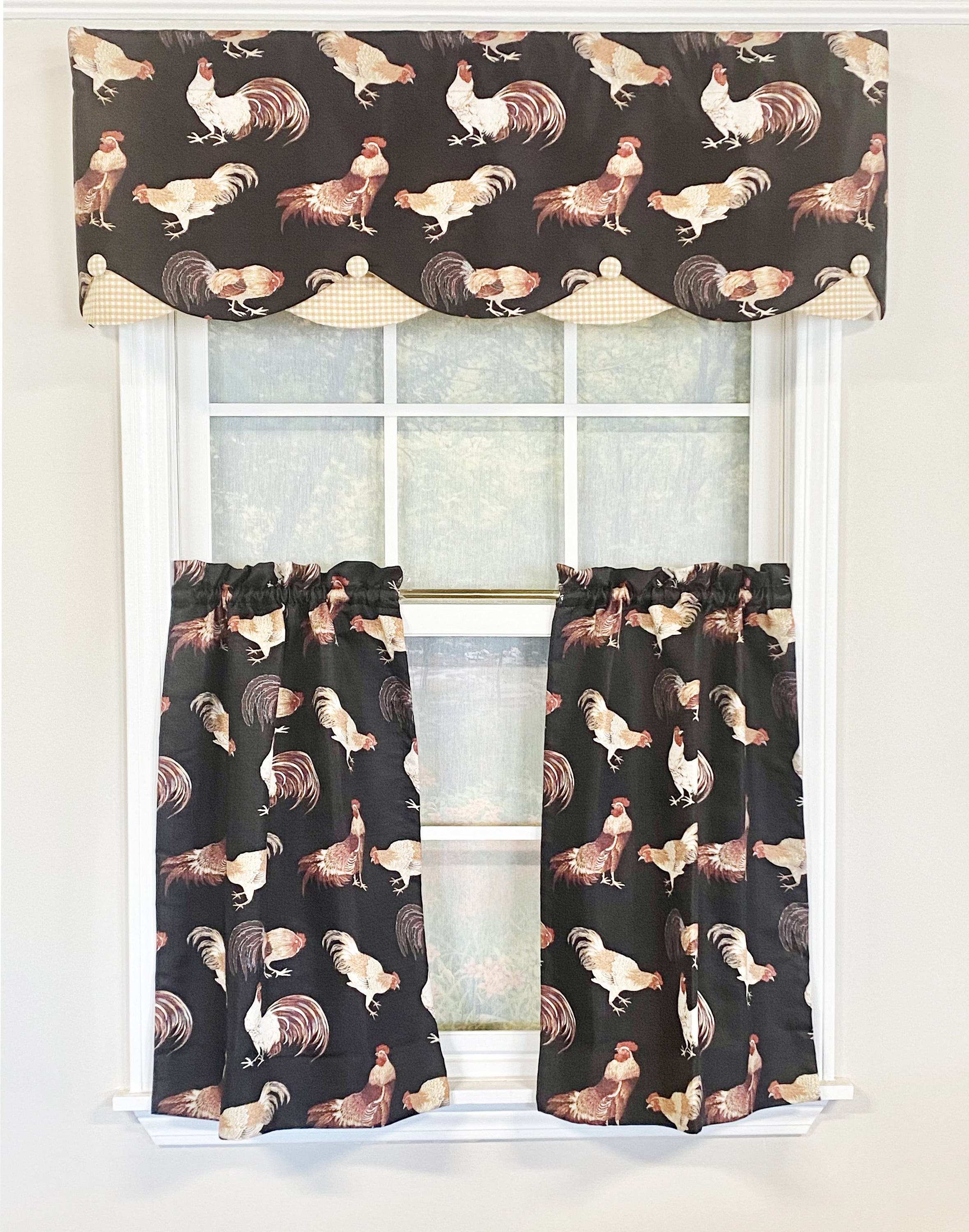 Cockadoodle Petticoat Valance