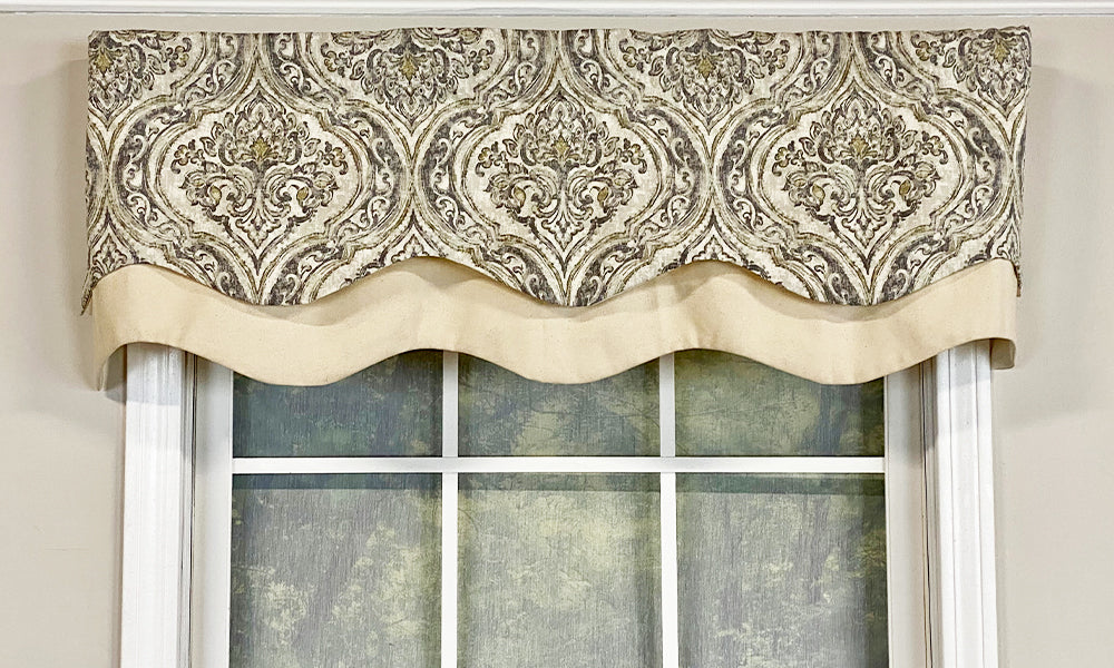 Diamond Damask Glory Valance