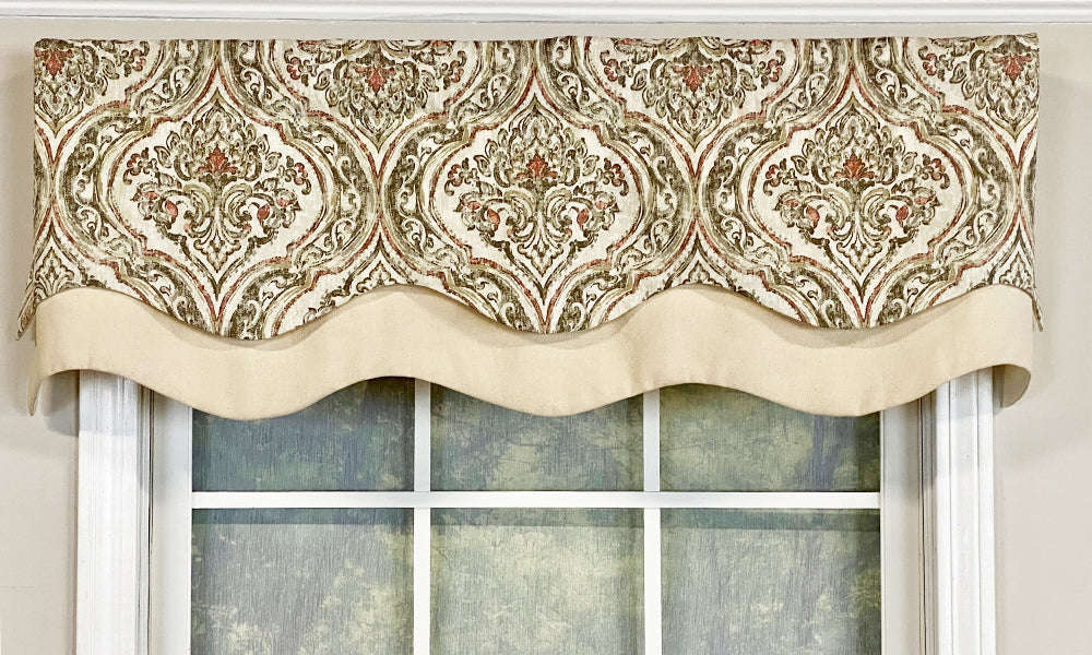 Diamond Damask Glory Valance