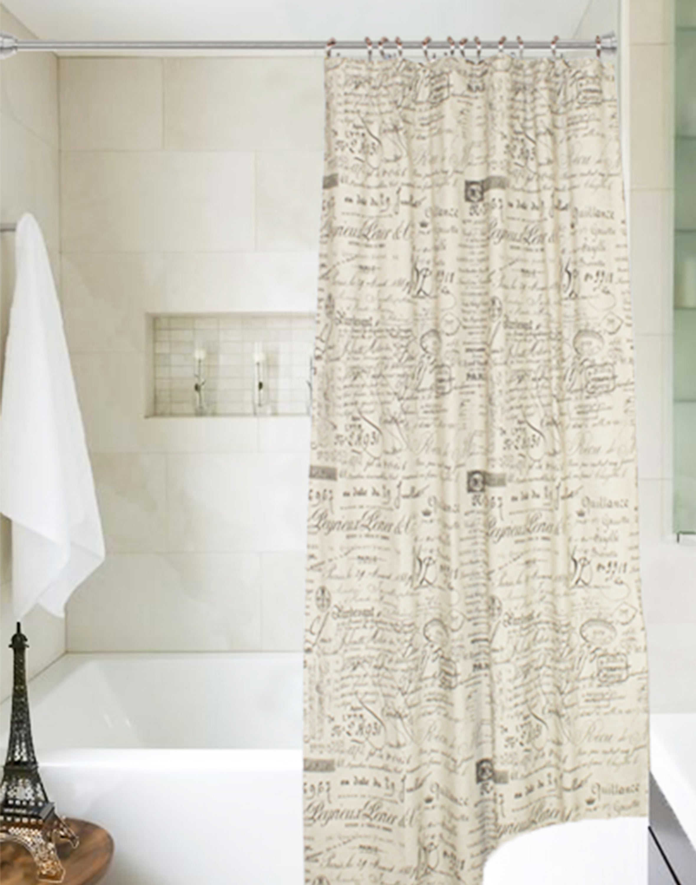 Document Shower Curtain
