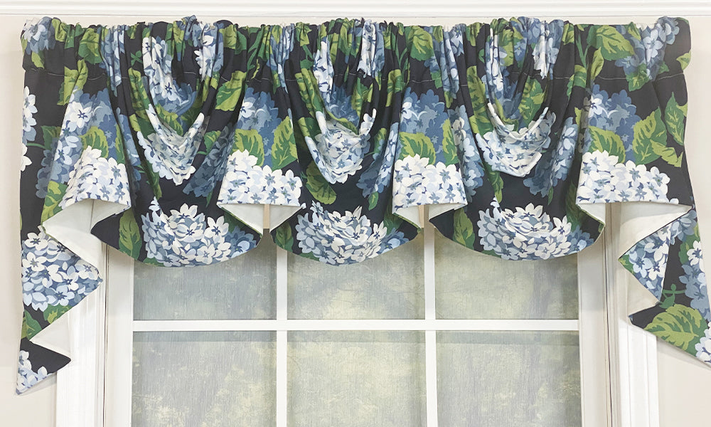 Hydrangea Empire Valance