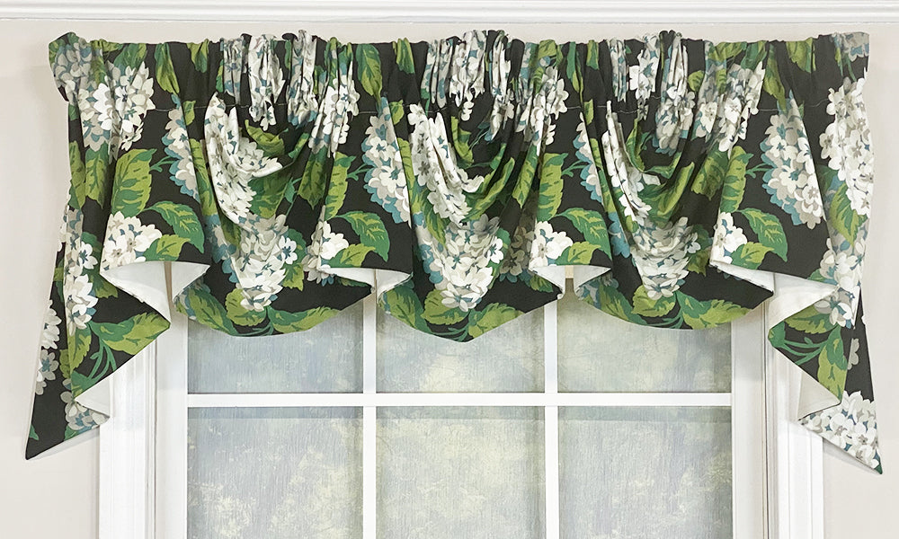 Hydrangea Empire Valance