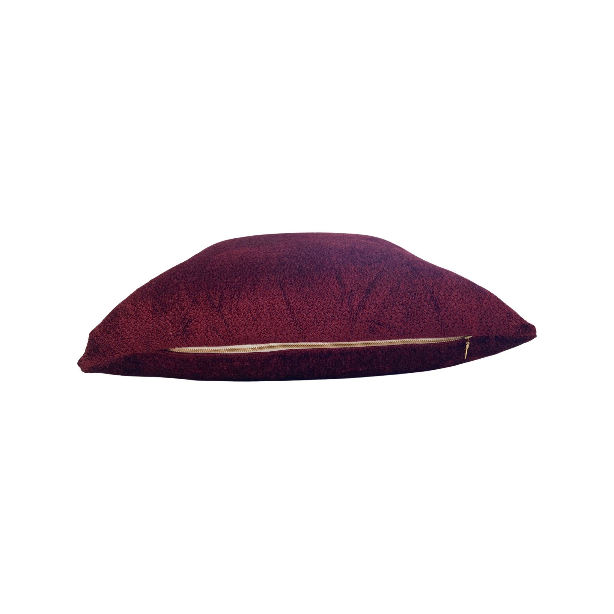 Crushed Red Velvet Pillow Cover