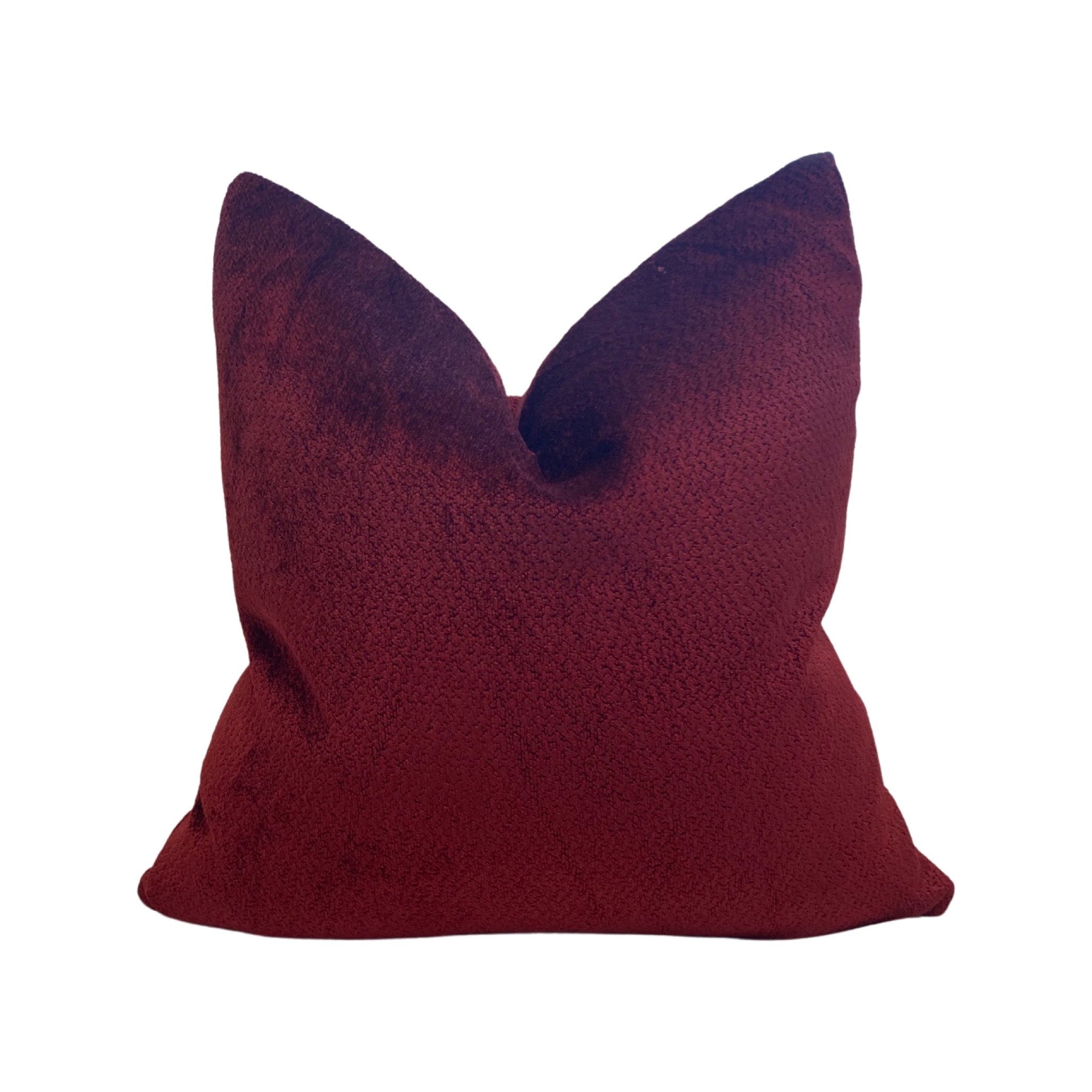 Crushed Red Velvet Pillow Cover