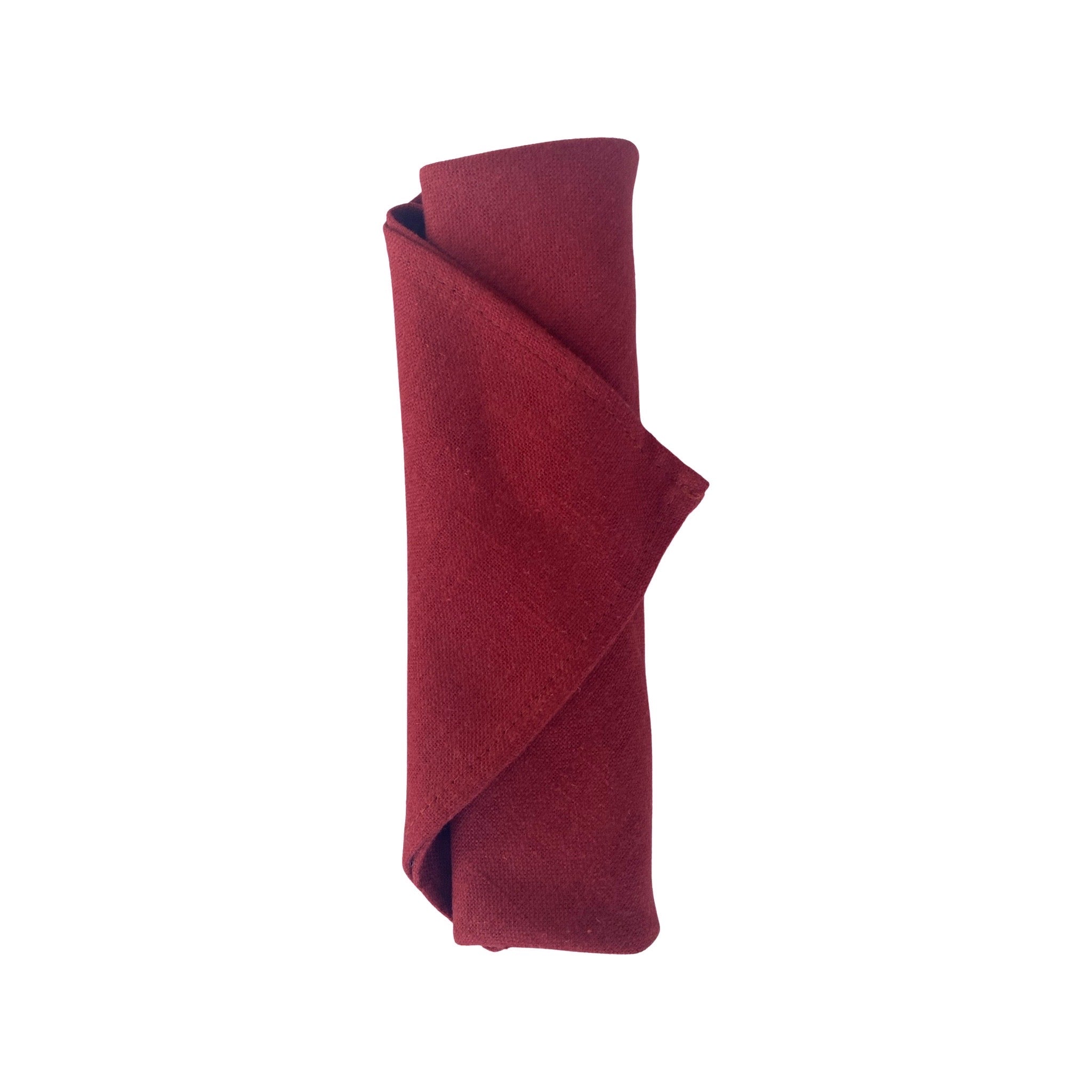 Madeline Red Linen Napkin