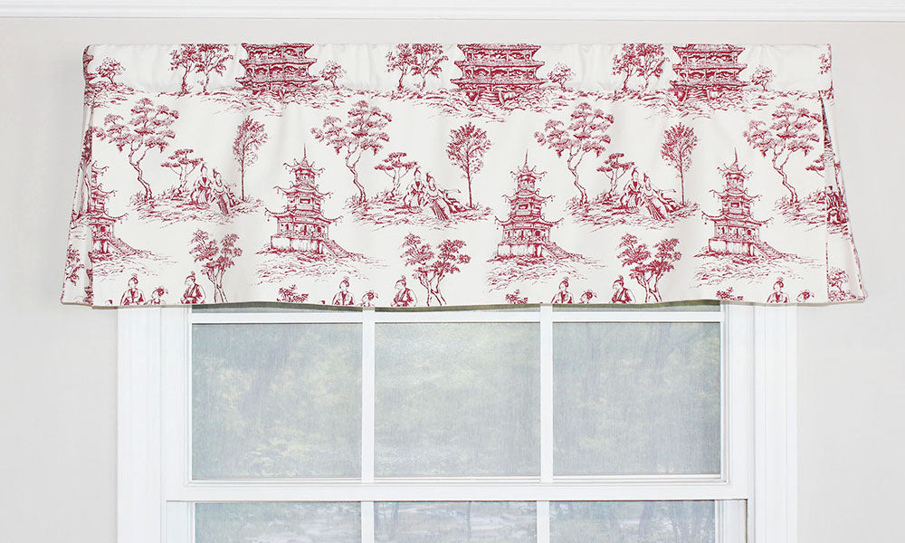 Naomi Toile Sidekick Straight Valance