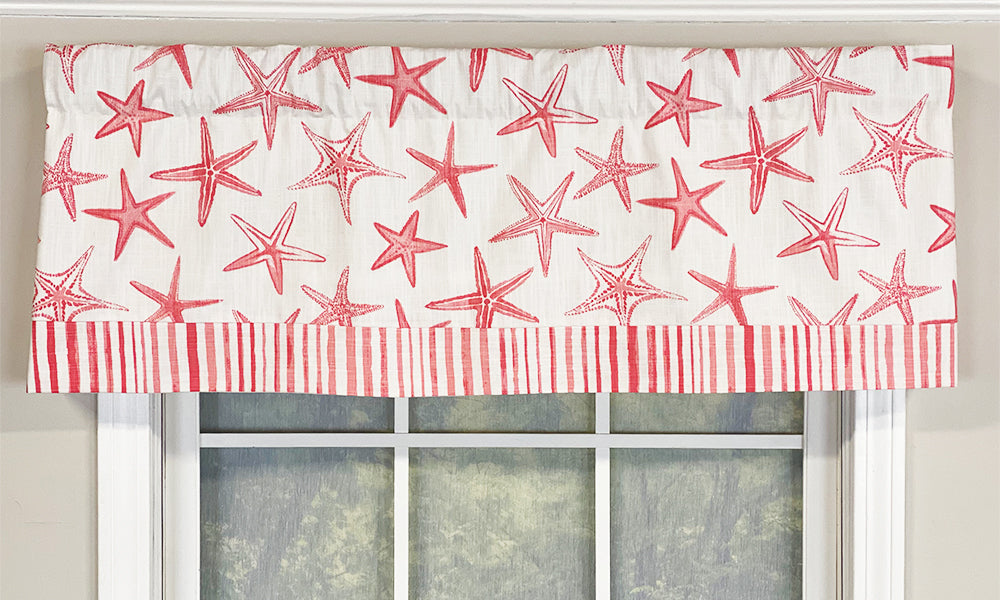 Starfish Straight Branded Valance