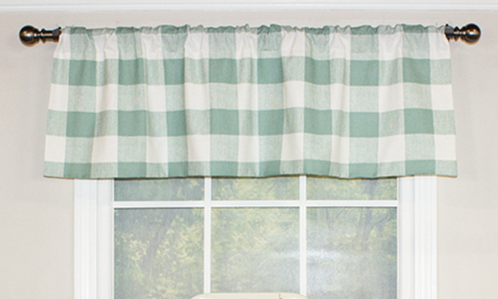 Buffalo Grande Check Straight Valance