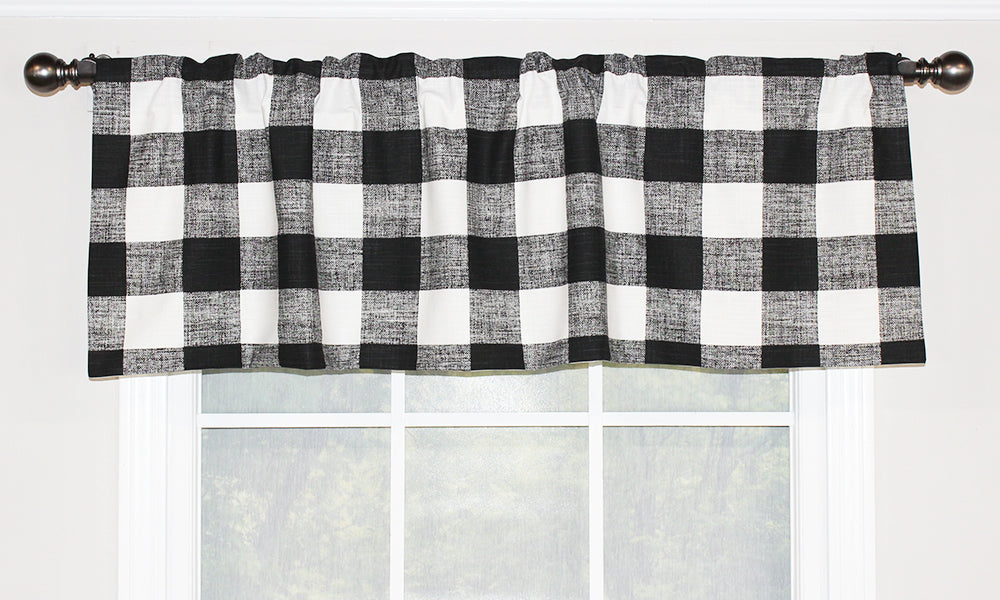 Buffalo Grande Check Straight Valance