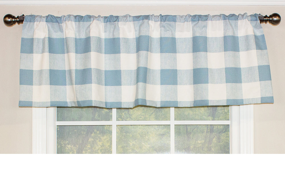 Buffalo Grande Check Straight Valance
