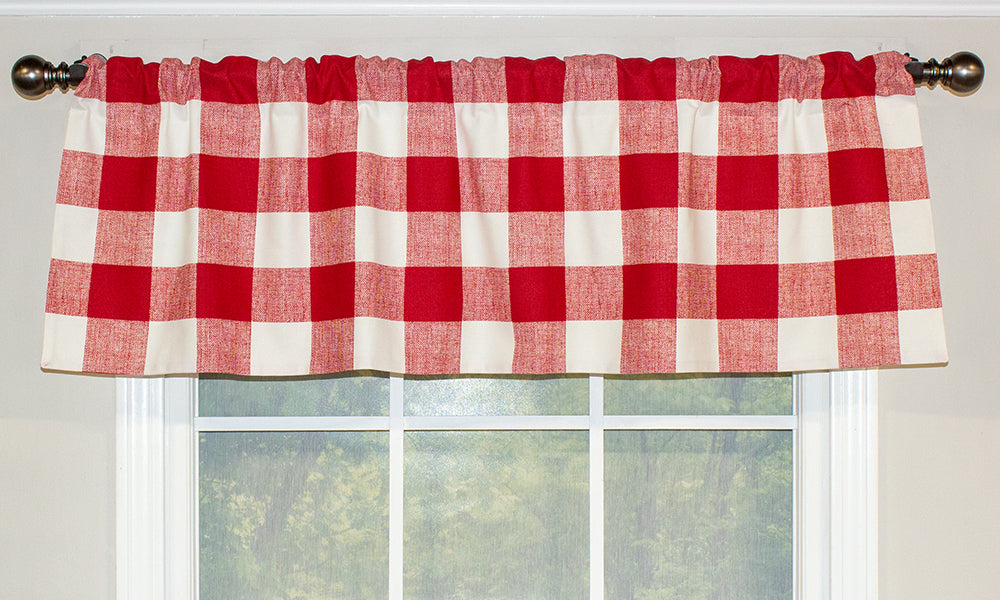 Buffalo Grande Check Straight Valance