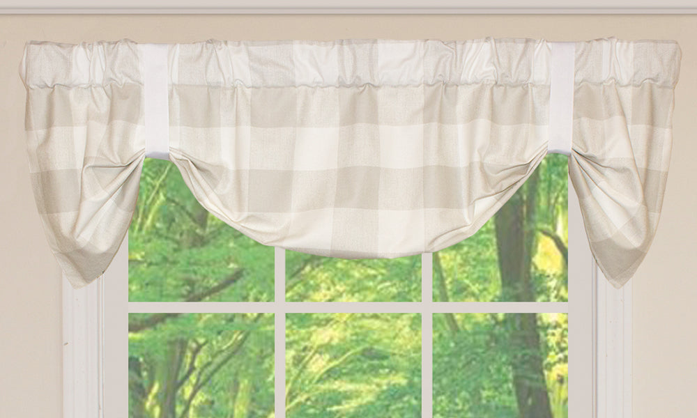 Buffalo Check Grande Suspender Valance