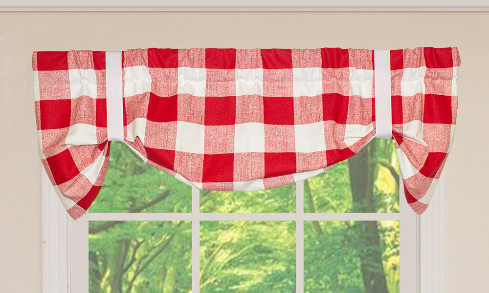 Buffalo Check Grande Suspender Valance