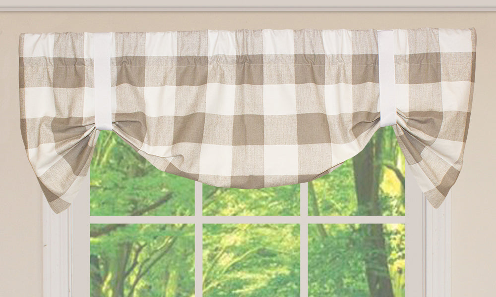 Buffalo Check Grande Suspender Valance