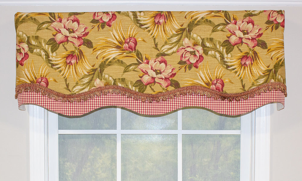 Floral Window Treatment, Floral Valance Curtains, Window Treatment, Window Treatment Company, Tropical Valance, Tropical Curtain, Kitchen Curtains for Sale