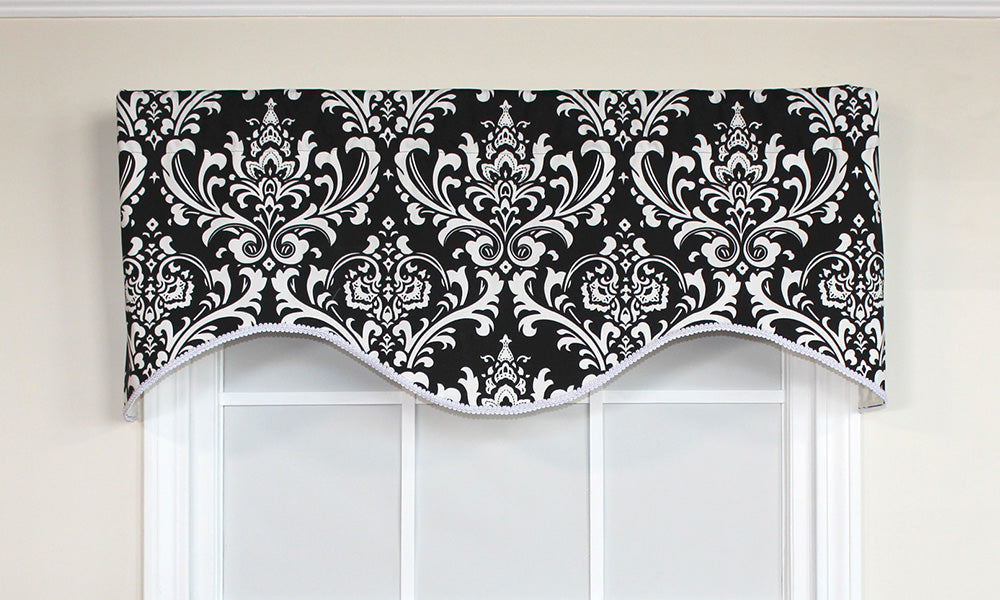 Royal Damask Cornice Valance