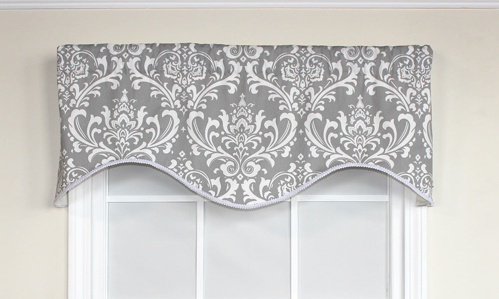 Royal Damask Cornice Valance