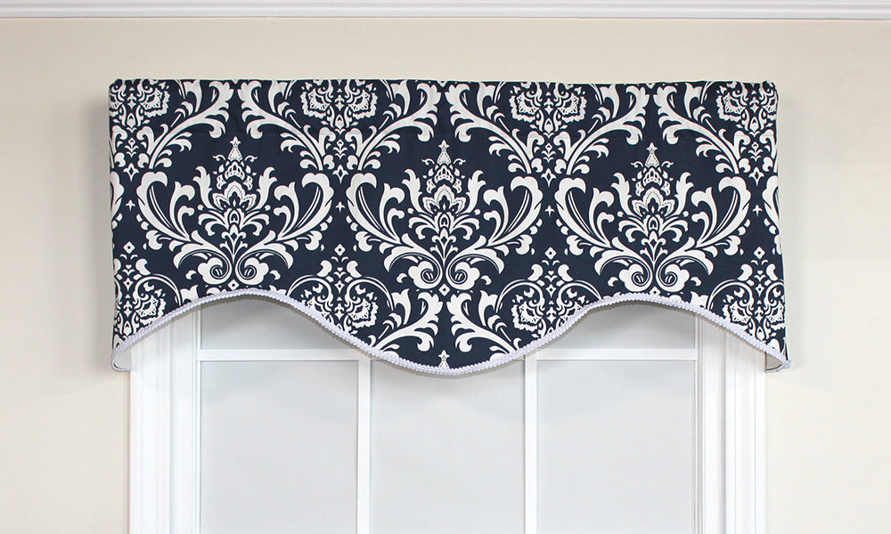 Royal Damask Cornice Valance