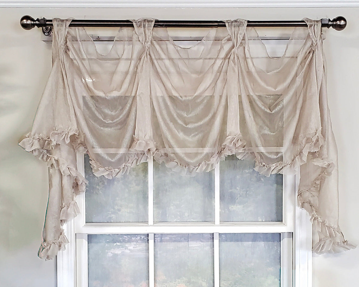Shabby Chic Victory Swag Valance