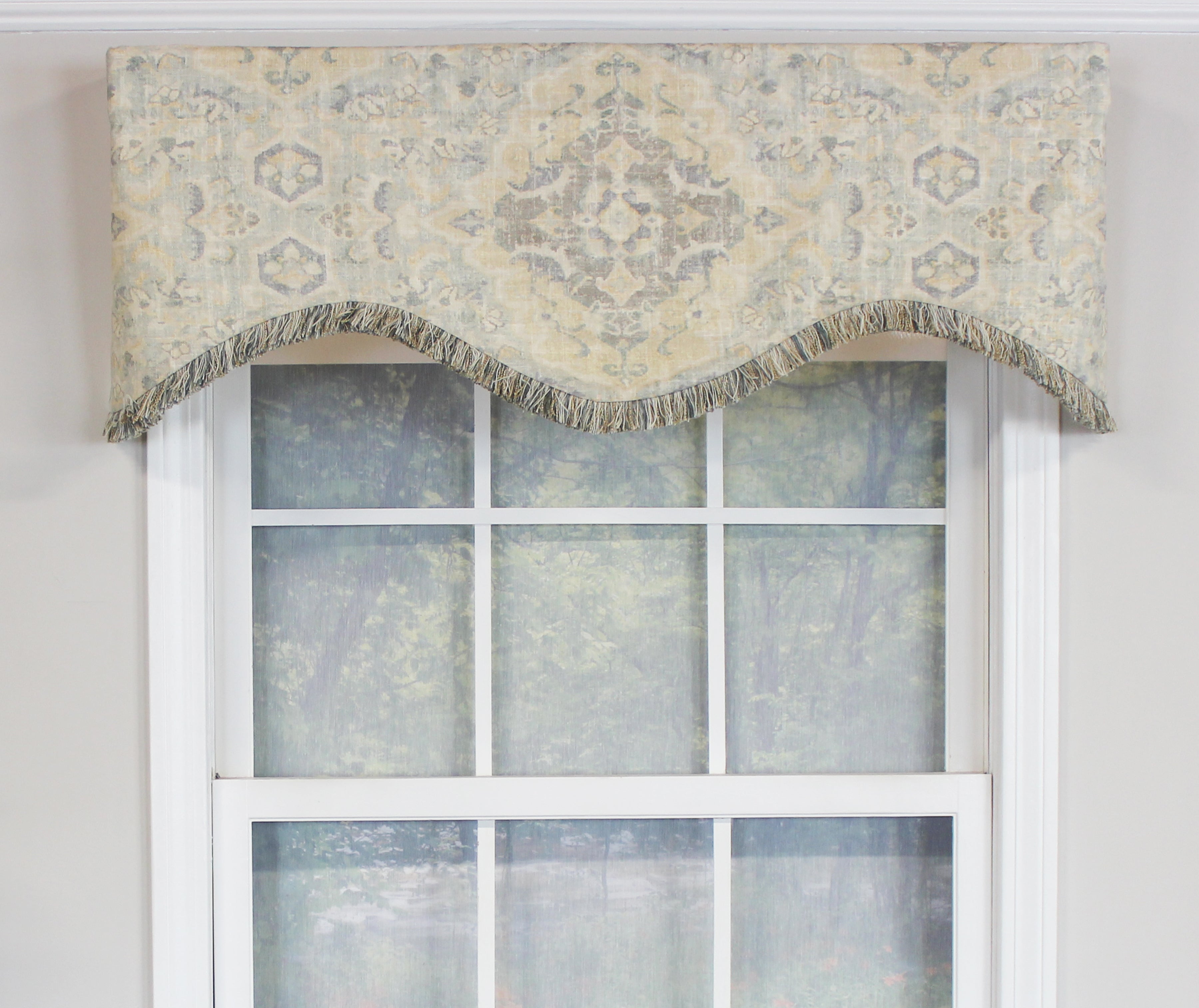 Watercolor Cornice Valance