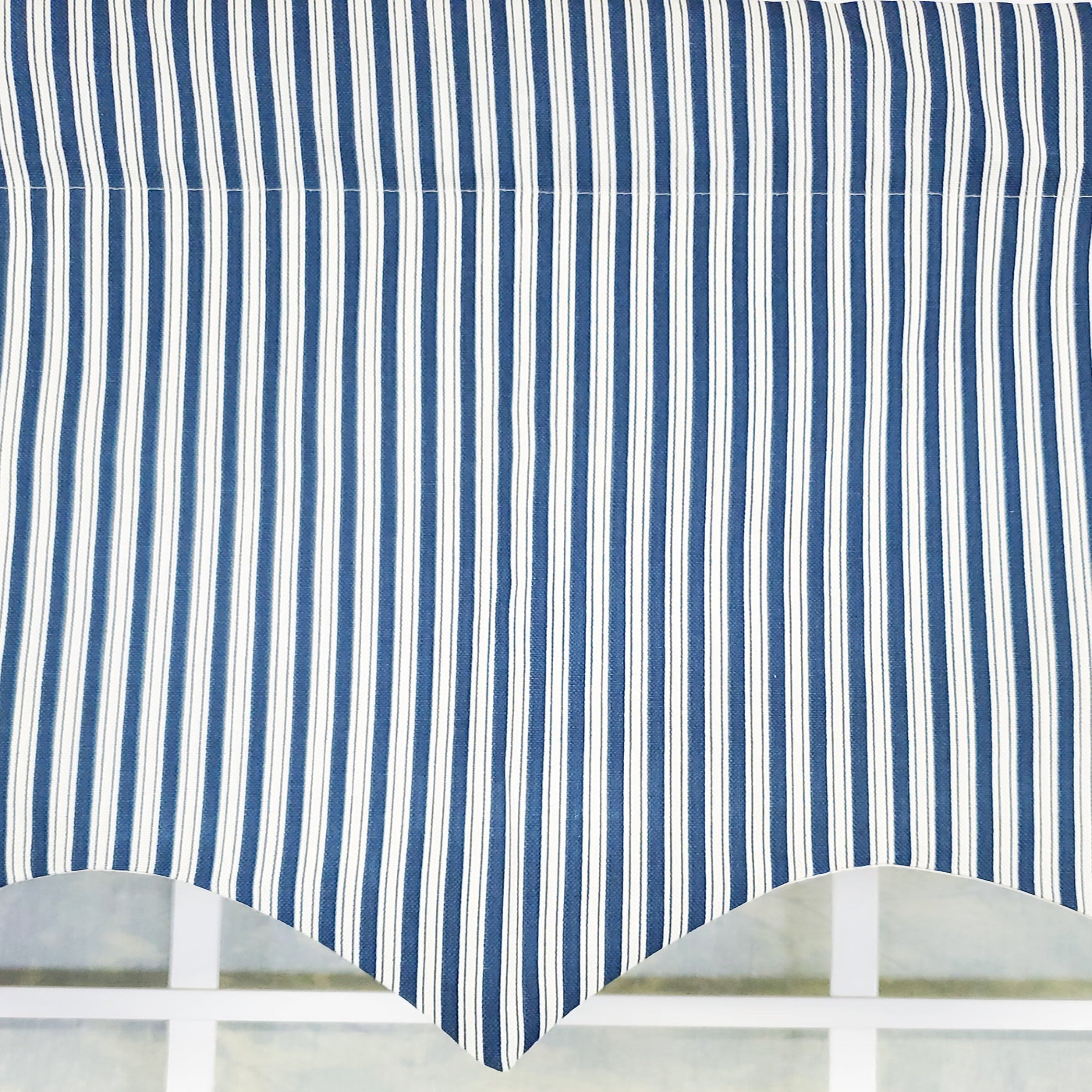 Ticking Stripe Regal Valance