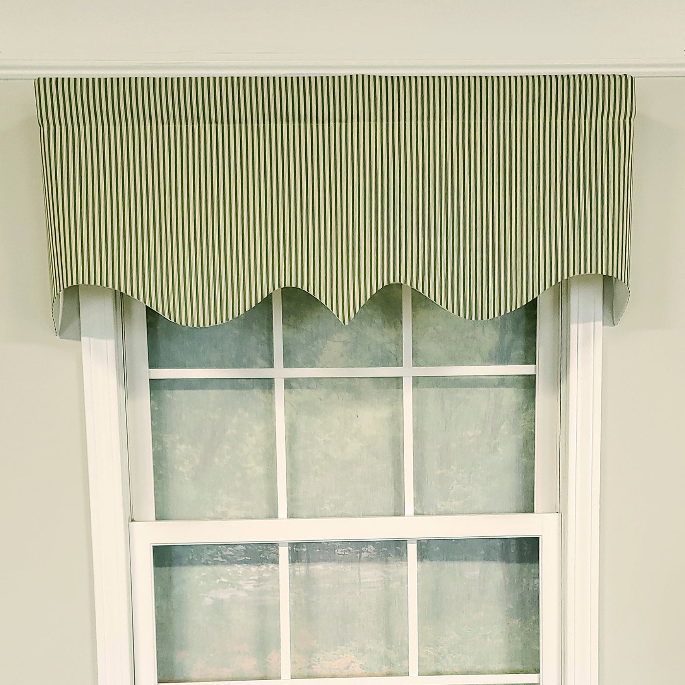 Ticking Stripe Regal Valance