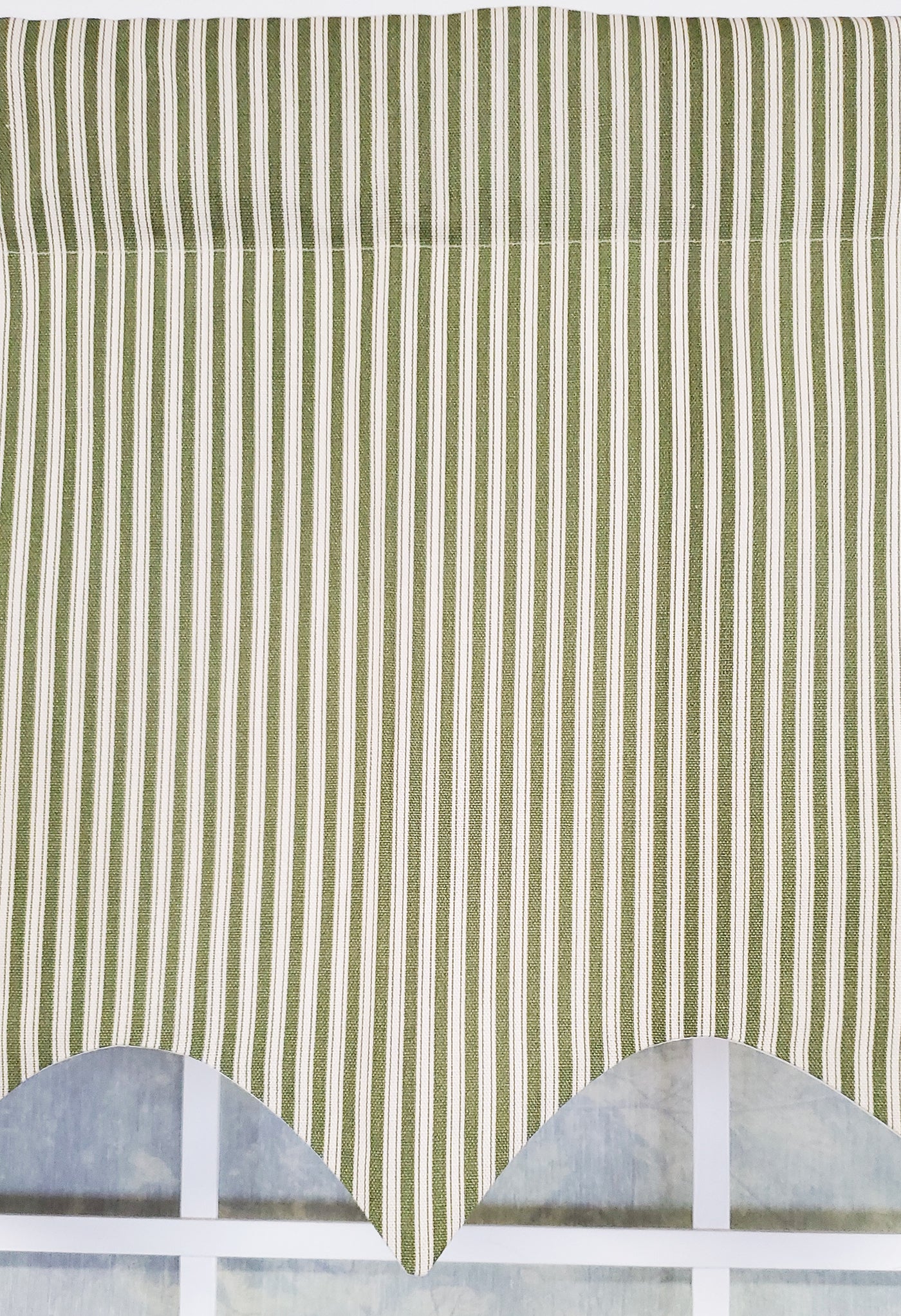Ticking Stripe Regal Valance