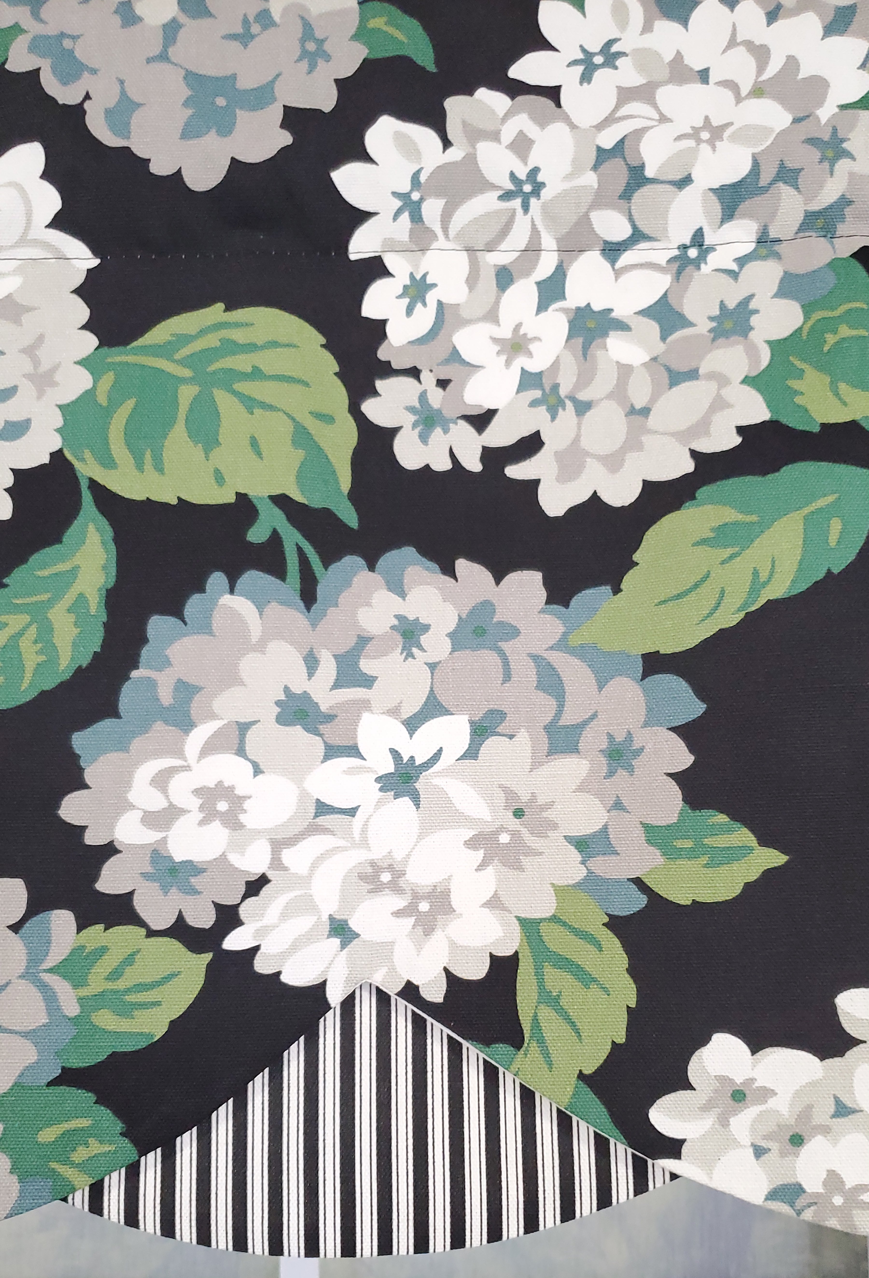 Hydrangea Petticoat Valance