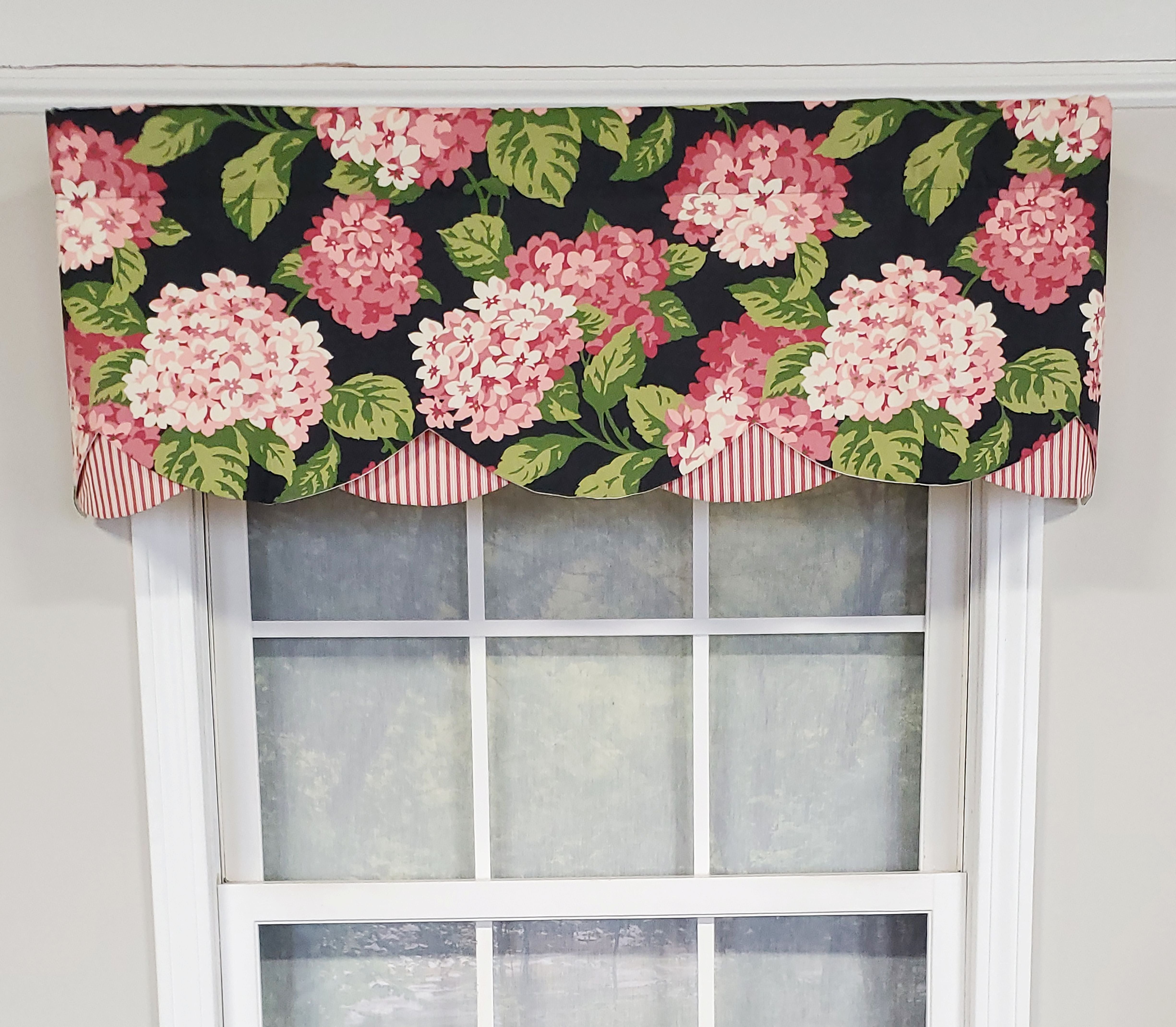 Hydrangea Petticoat Valance