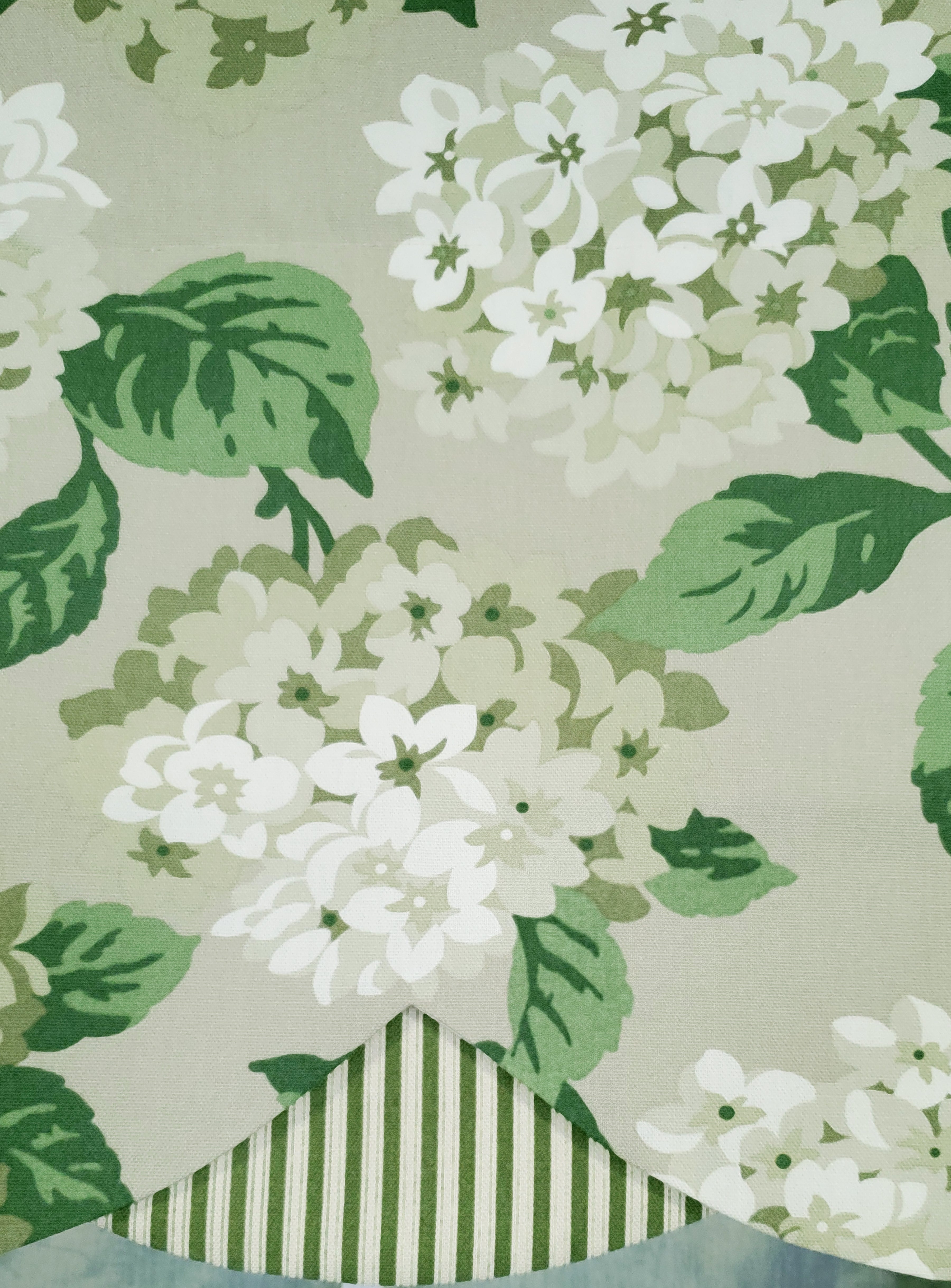 Hydrangea Petticoat Valance