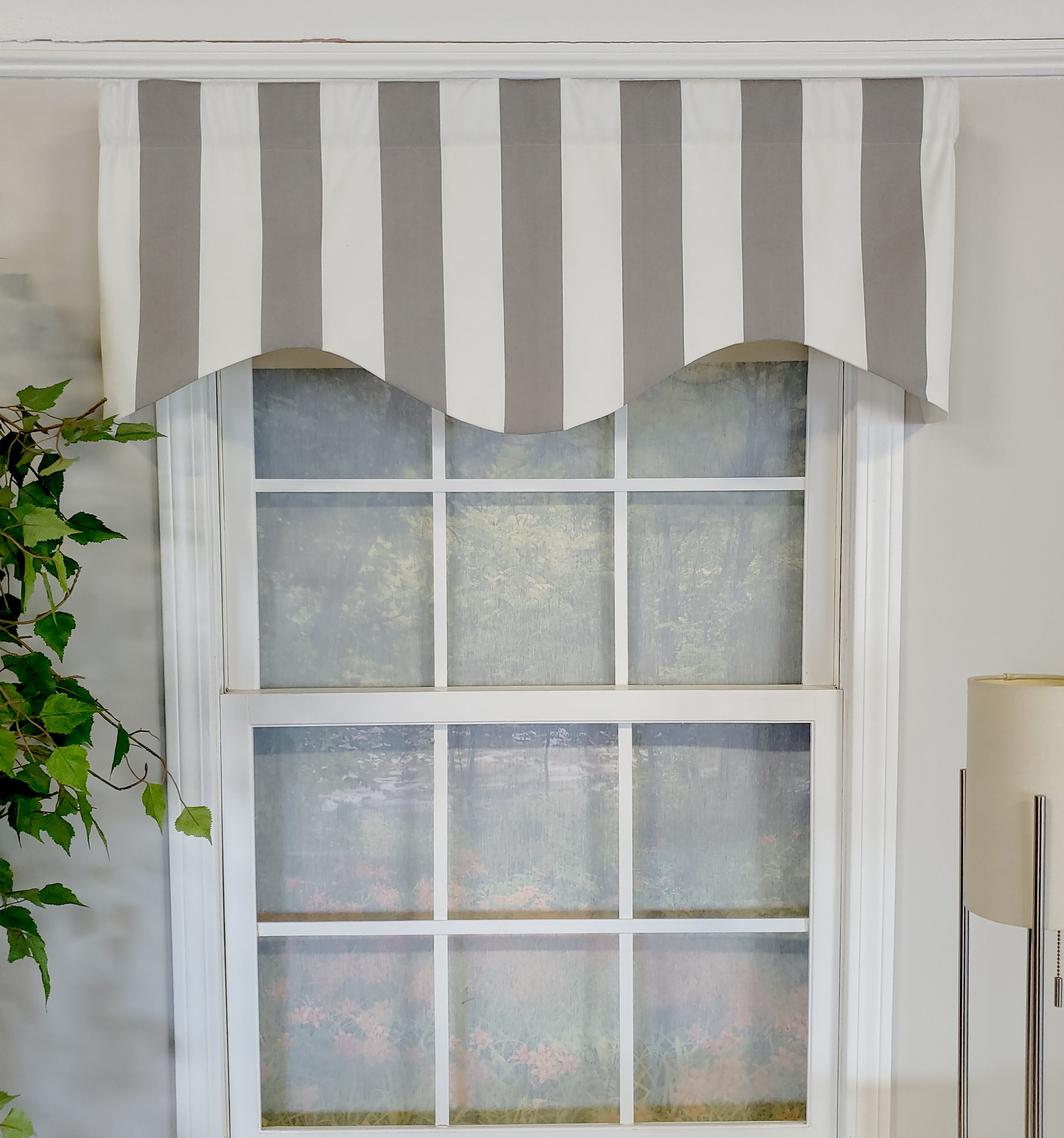 Cabana Stripe Cornice Valance