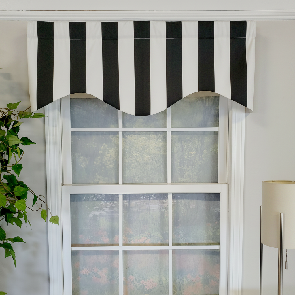 Cabana Stripe Cornice Valance