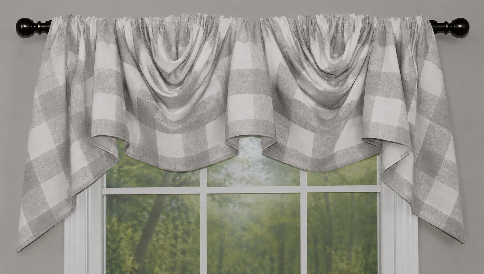 Buffalo Check Grande Empire Valance
