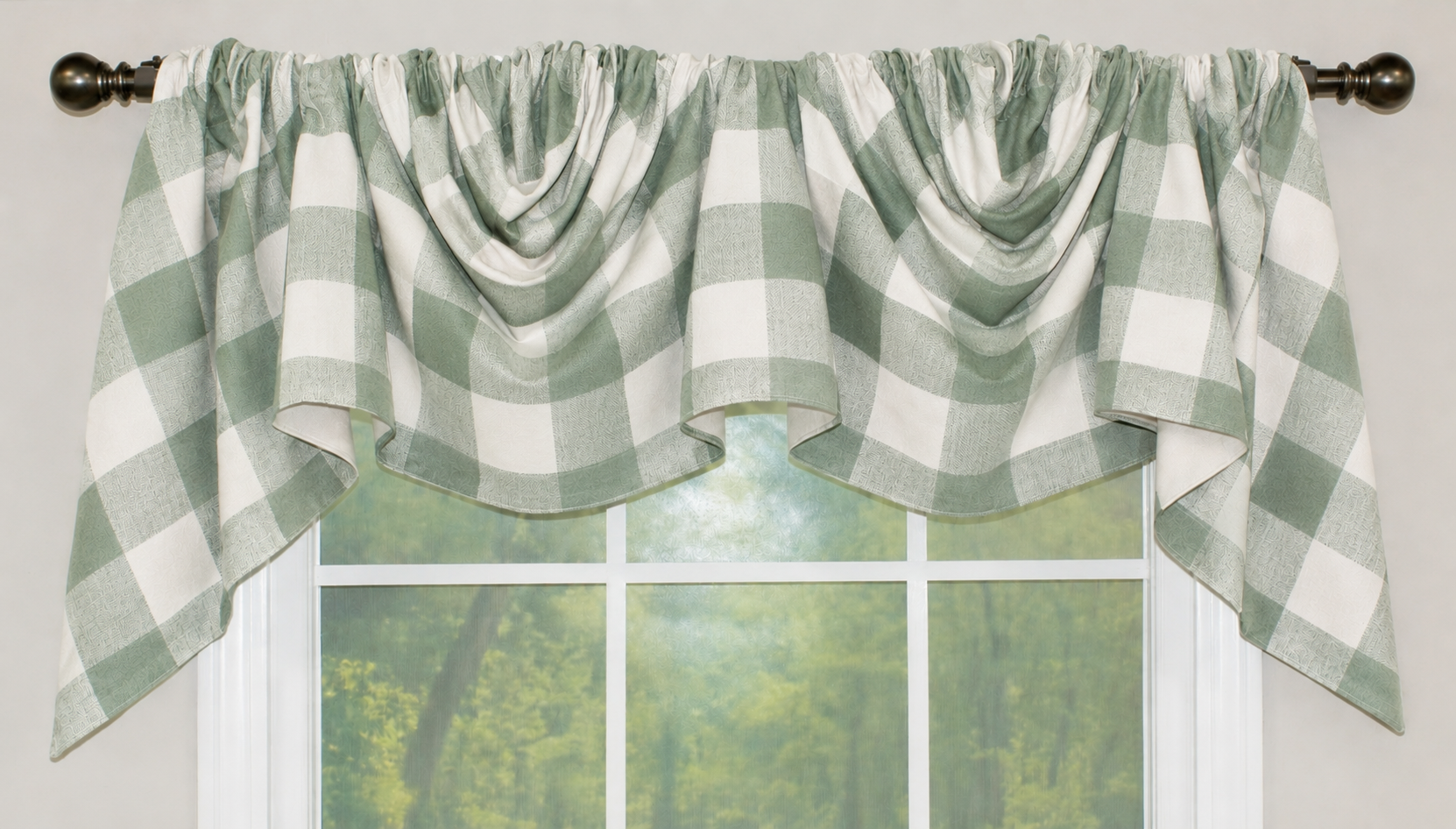 Buffalo Check Grande Empire Valance