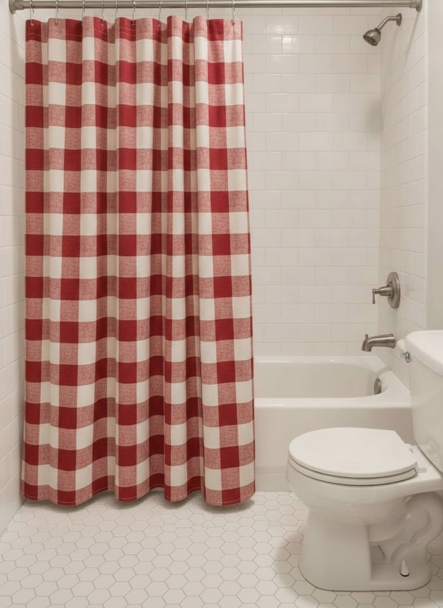 Buffalo Check Grande Shower Curtain