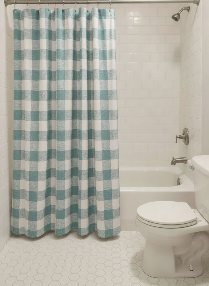 Buffalo Check Grande Shower Curtain