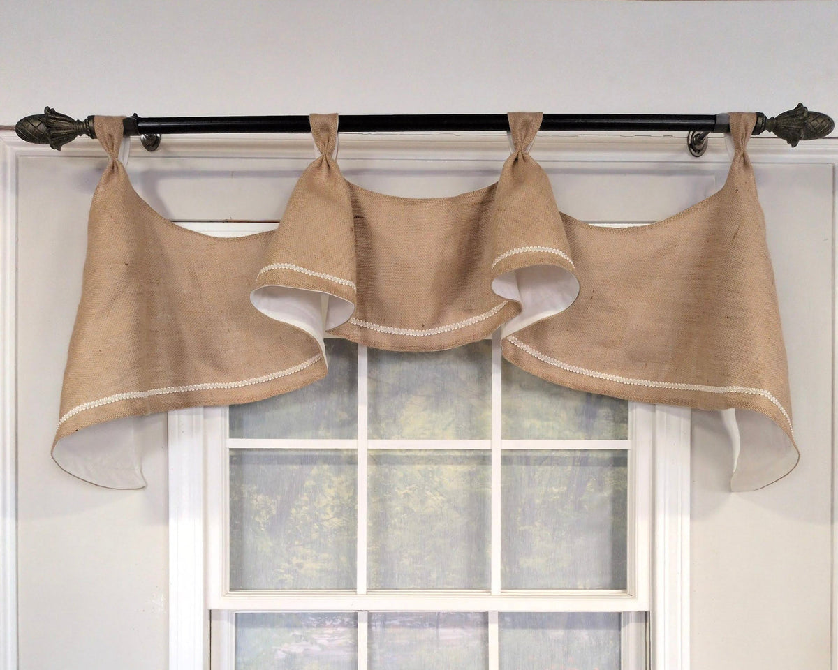 Burlap Jaime Valance