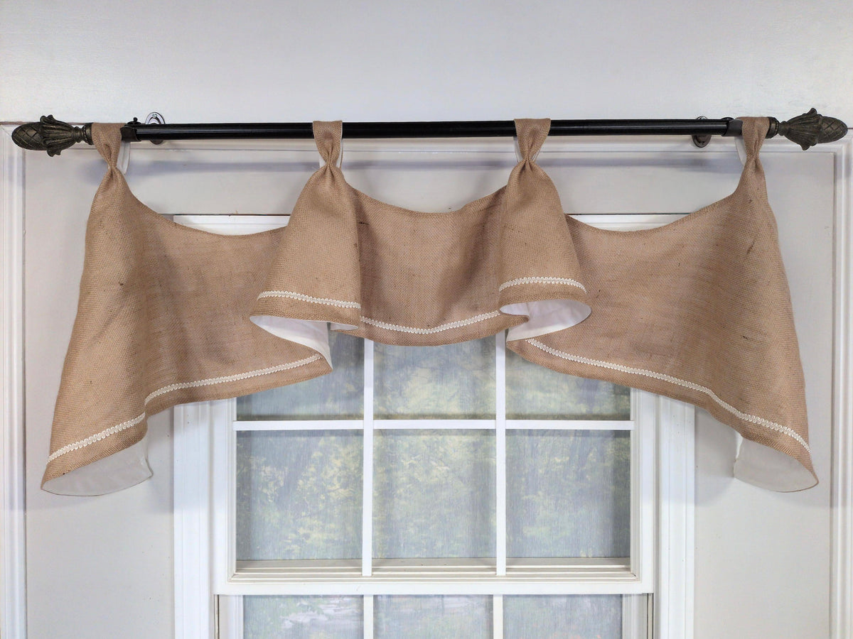 Burlap Jaime Valance