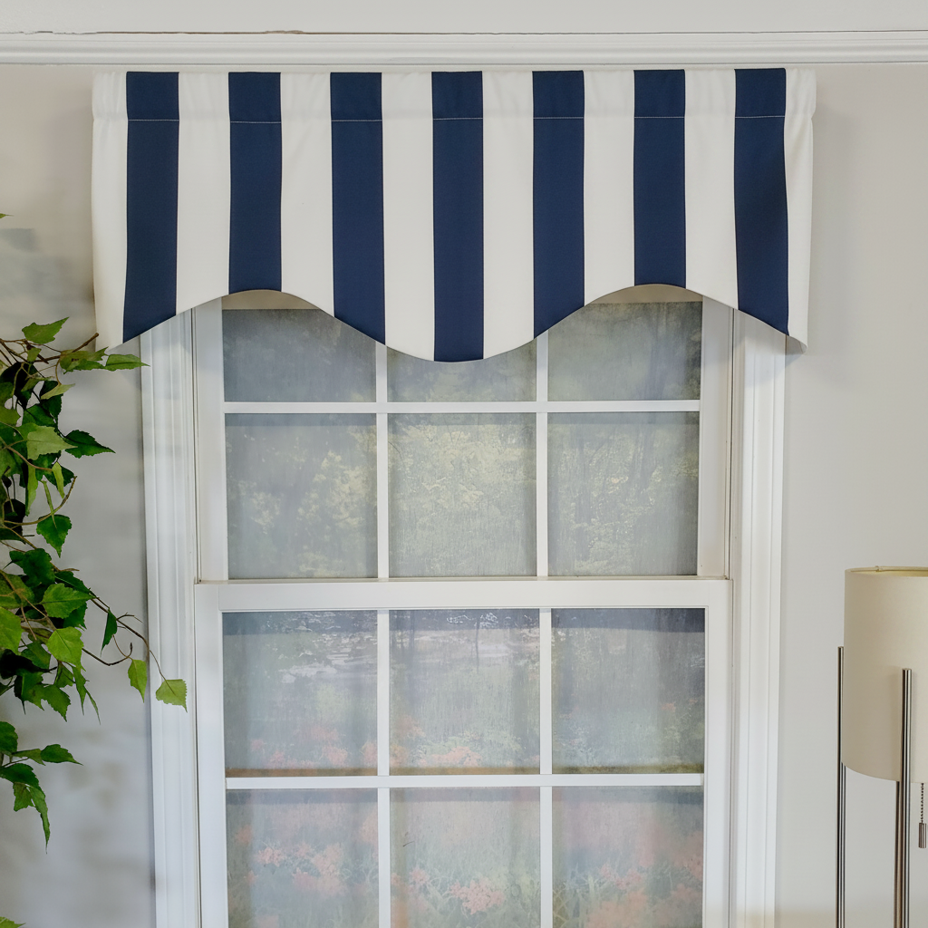Cabana Stripe Cornice Valance
